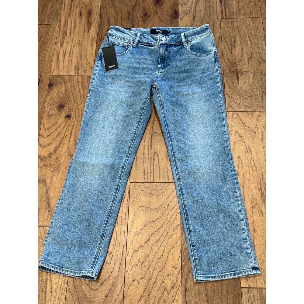 Hudson Los Angeles Women's Size 10 Blue Wash Denim Flare Jeans New With Tags